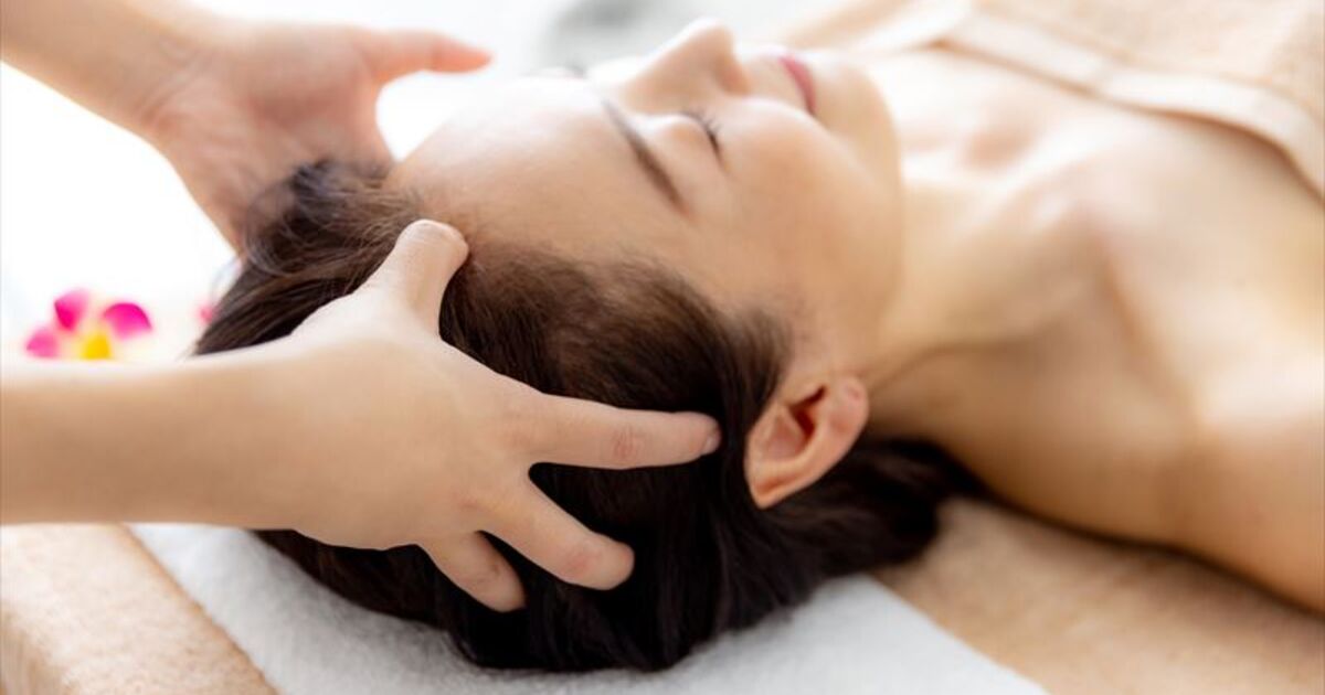 ヘッドマッサージ　ヘッドスパ